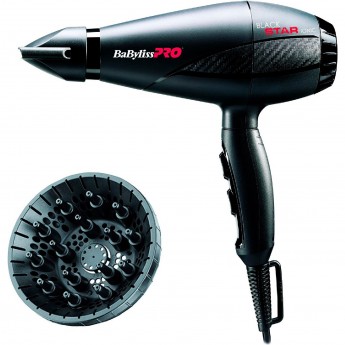 Фен BABYLISS PRO BLACK STAR + диффузор