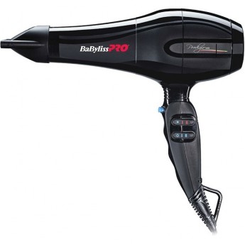 Фен BABYLISS PRO PRODIGIO, 2300Вт, ионизация , 2 насадки